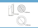 BAIML FARO ELECTR. BIOVOLTAJE DOBLE FUN. POSICION RETROCESO  /CONECTOR DE 3 VIAS Y 3 CABLES 