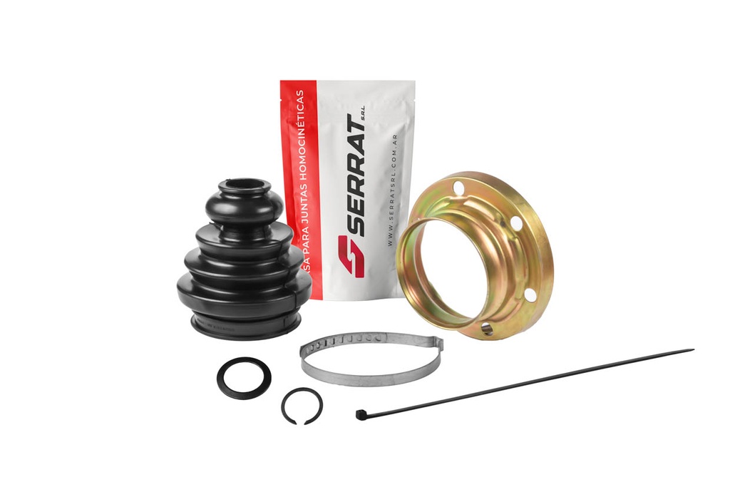 SERRAT KIT DE TRANSMISION ESCORT <03 GALAXY 92/96 ORION 93  / PASSAT 95> GOL 91> GOLF 94/99 POLO 96/10 QUANTUM 91/00  / SAVEIRO 96> AUDI A3 // CON CHAPA - CAJA IZQ/DER