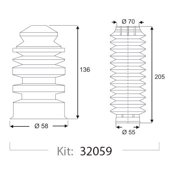 SERRAT KIT DE SUSPENSION TRASERO FORD ECOSPORT 03> FIESTA 02>
