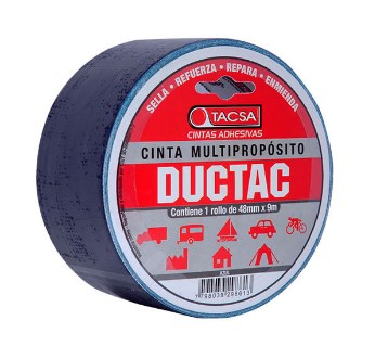 TACSA CINTA MULTIPROPOSITO DUCTAC 48MM X9 AZUL  