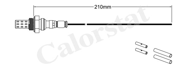 MLH SONDA LAMBDA 1 CABLE CHEV/FIAT/FORD/VW (AD)
