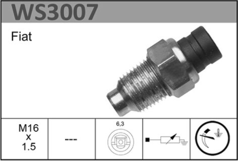 MLH SENSOR TEMPERATURA AGUA DUNA-FIORINO-UNO-F 147  