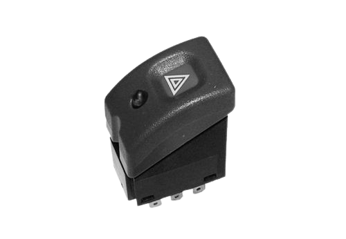 VUARAM TECLA BALIZA C/ALARMA CORSA CLASSIC 99> ILUMINADA GRIS