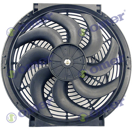 OMER ELECTRO UNIVERSAL 14'' ASPAS CURVAS 24V/160W/  /