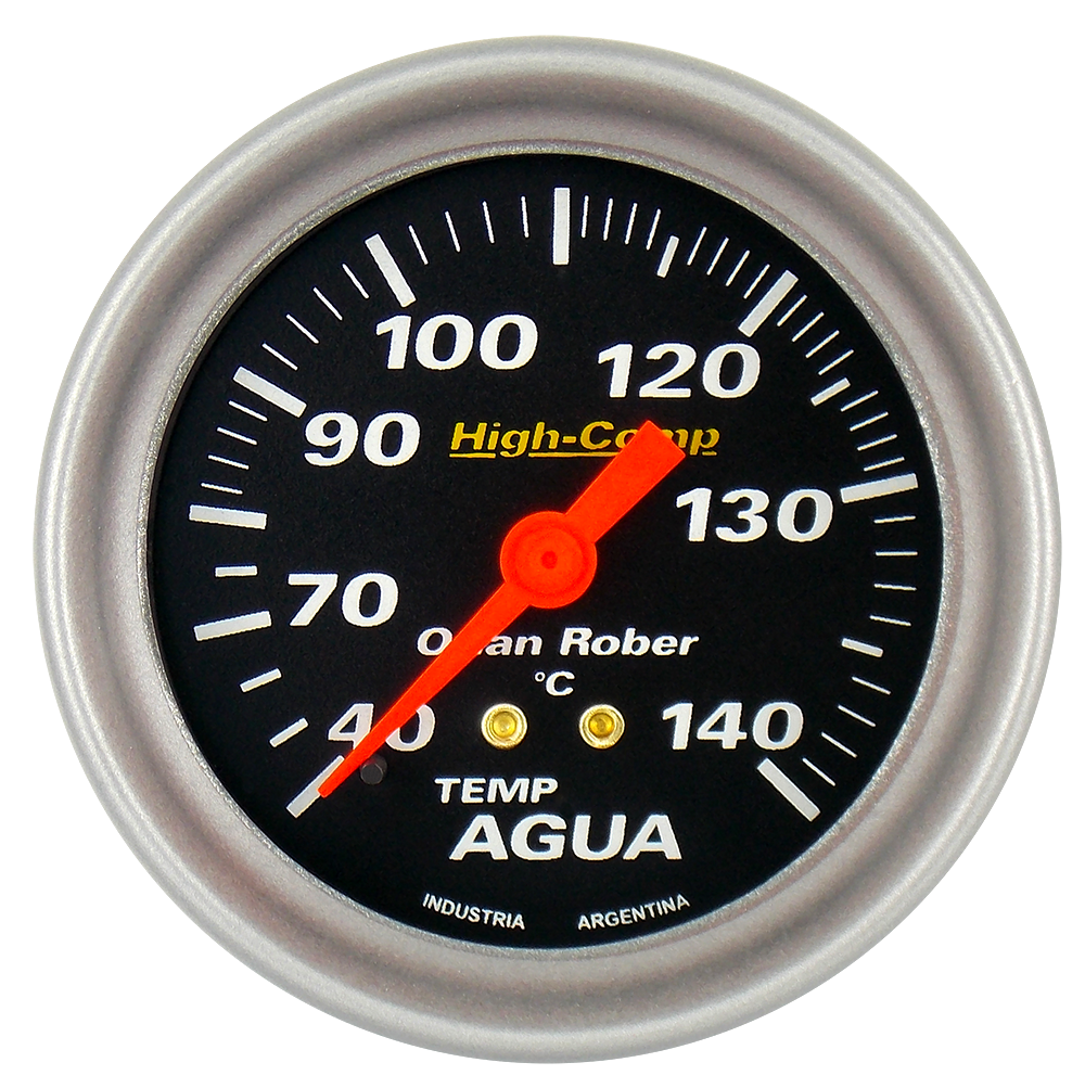 OR TERMOMETRO MECANICO TEMP. AGUA 140º 2M 66MM *H-COMP NEGRO*