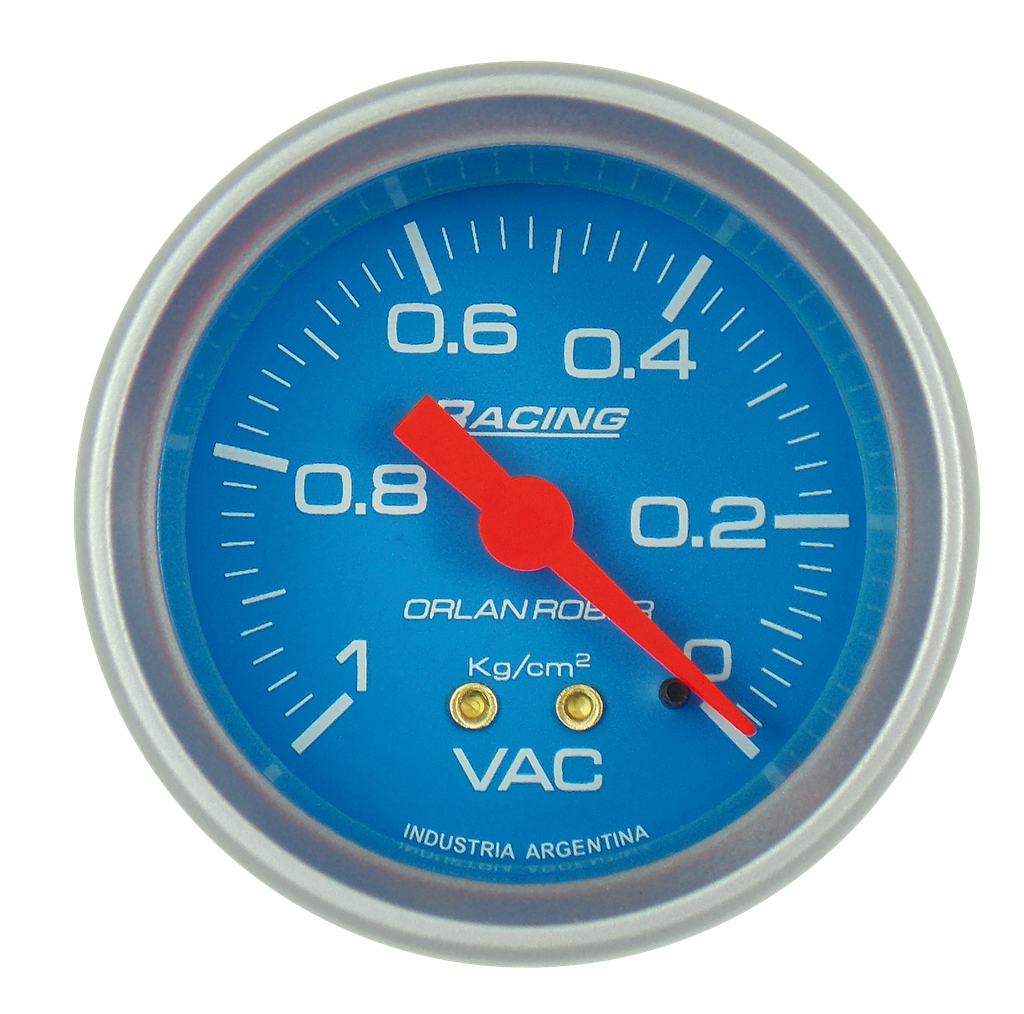 OR MANOMETRO MEC. VACIO DE ADMISION 1KG 52MM *CELESTE*