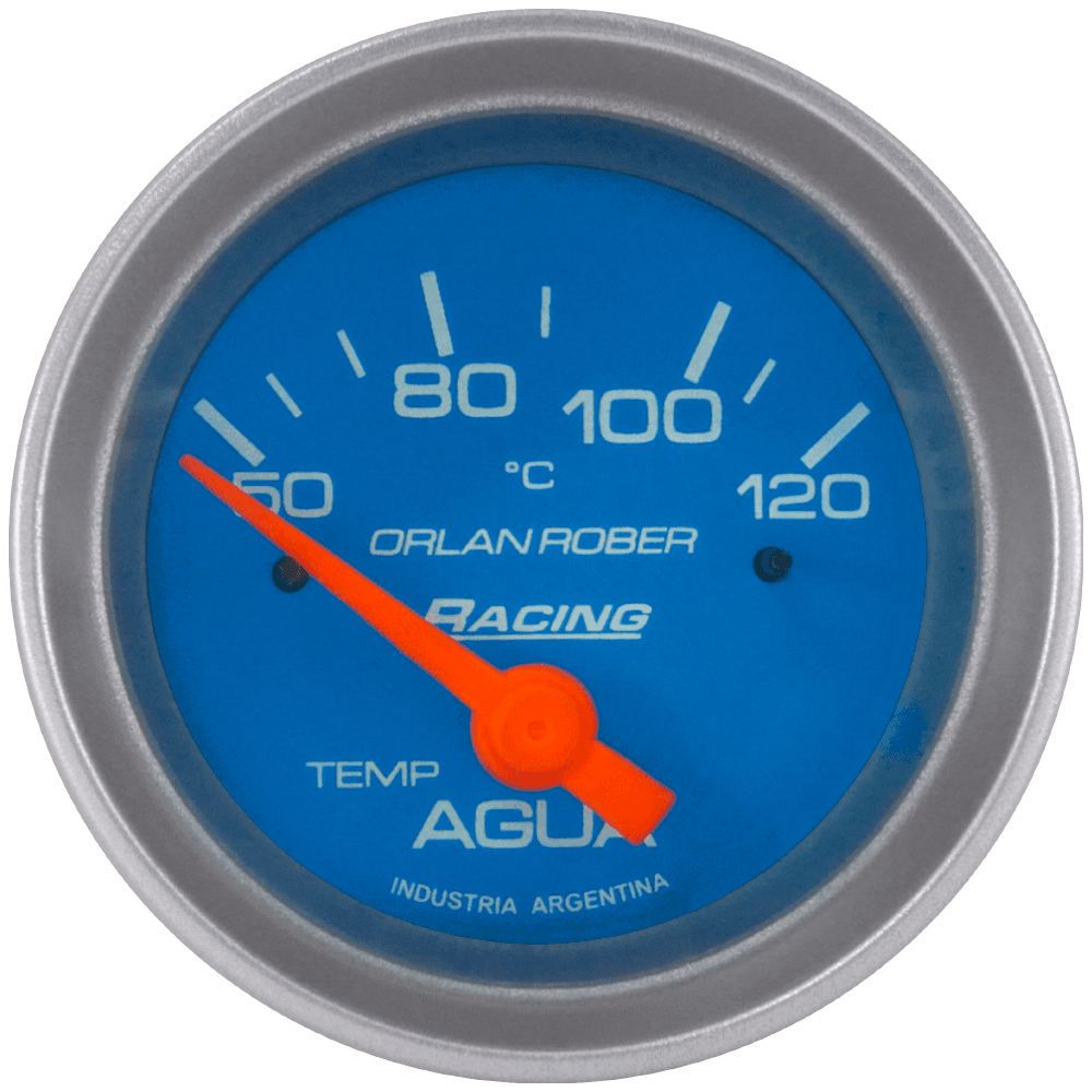 OR TERMOMETRO ELECTRICO TEMP. AGUA 12V 120º 52MM *CELESTE*