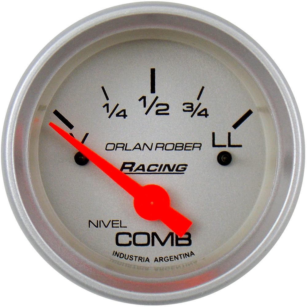 OR NIVEL COMBUSTIBLE 12V V-1/2-LL 52MM *PLATA*