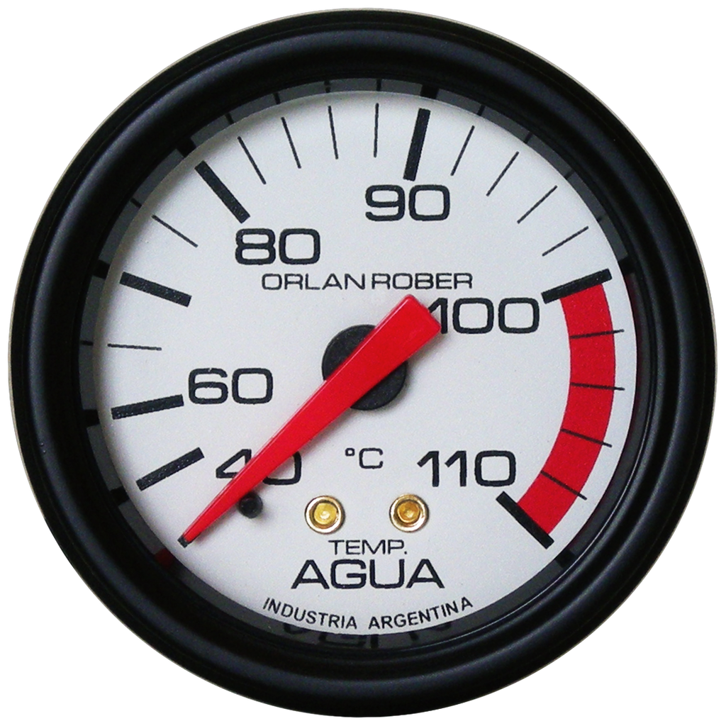 OR TERMOMETRO MECANICO AGUA 1,50M 40 - 110°C 52MM *L.BLANCA*