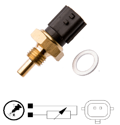 MLH SENSOR TEMPERATURA AGUA RENAULT CLIO K4M FLUENCE GRAN SCENIC MEGANE DUSTER 1.6 2.0 16V 01>