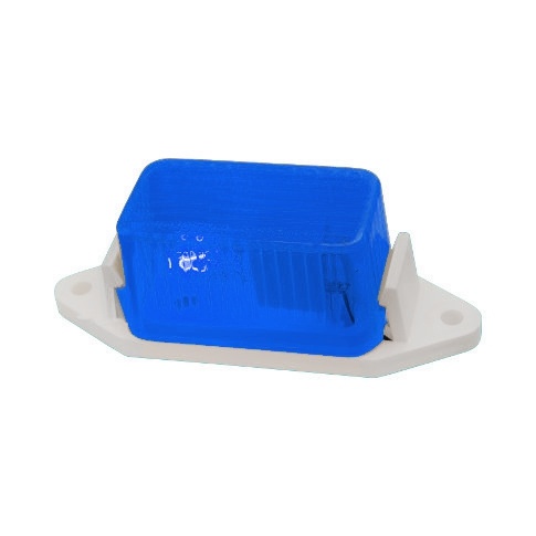BAIML FARO POSICION MINI-RECTANGULAR UNIPOLAR AZUL  