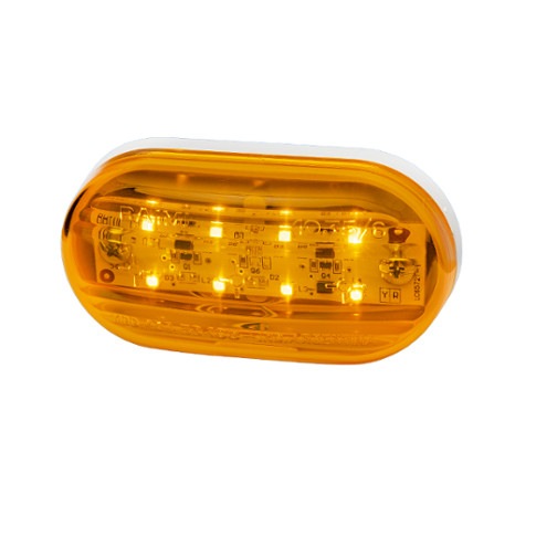 BAIML FARO ELECTRONICO BIVOLTAJE 12 LEDS AMBAR  GIRO TRASERO