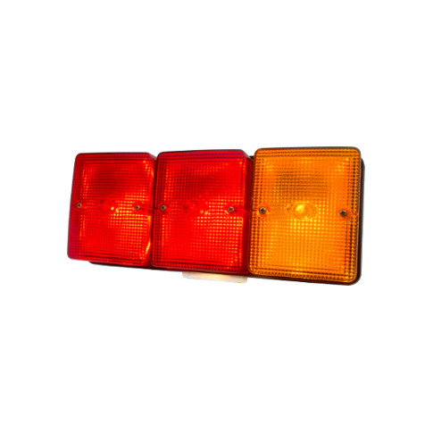 BAIML FARO TRASERO RECTANG.JGO UNIPOLAR ROJO//AMBAR  /CON VENTANA ILUMINA PATENTE 