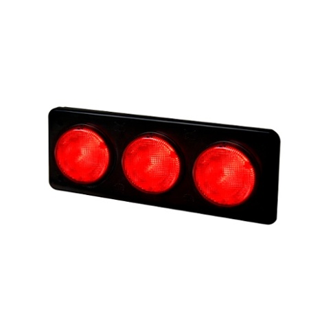BAIML MARCO TRASERO BIPOLAR 3 FAROS ROJOS  
