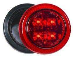 BAIML FARO POSICION ELECTR.BIVOLTAJE 4 LEDS ROJO  /CON ARO FLEXIBLE 