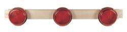 BAIML SOPORTE TRIPLE C/FAROS UNIPOLAR ROJO (AD)