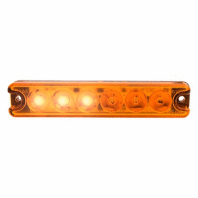 BAIML BALIZA ELECTR. BIVOLTAJE 6 LEDS C/SECUENCIA DE DESTELLOS