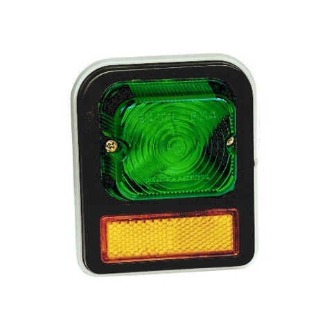 BAIML FARO POSICION C/REFLECTOR UNIPOLAR VERDE (AD)