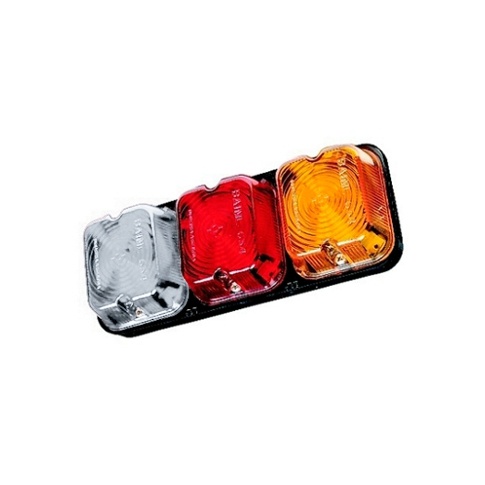 BAIML JUEGO FARO TRASERO CRISTAL//ROJO//AMBAR BIP-UNIPOLAR