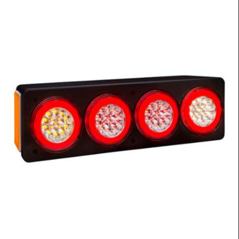 BAIML SOPORTE ELECTR.BIVOLTAJE AMBAR / ROJO / ROJO / CRISTAL IZQ