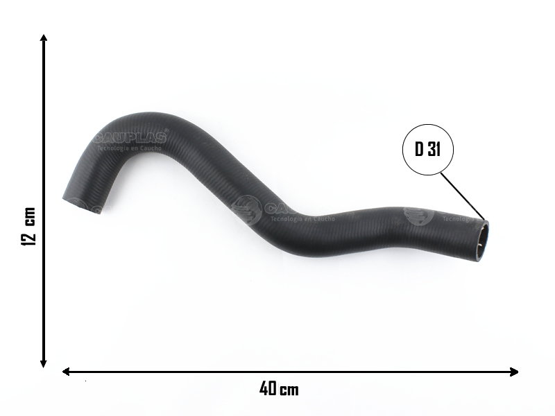 CAUPLAS MANGUERA VASO DE EXPANSION TOYOTA HILUX V