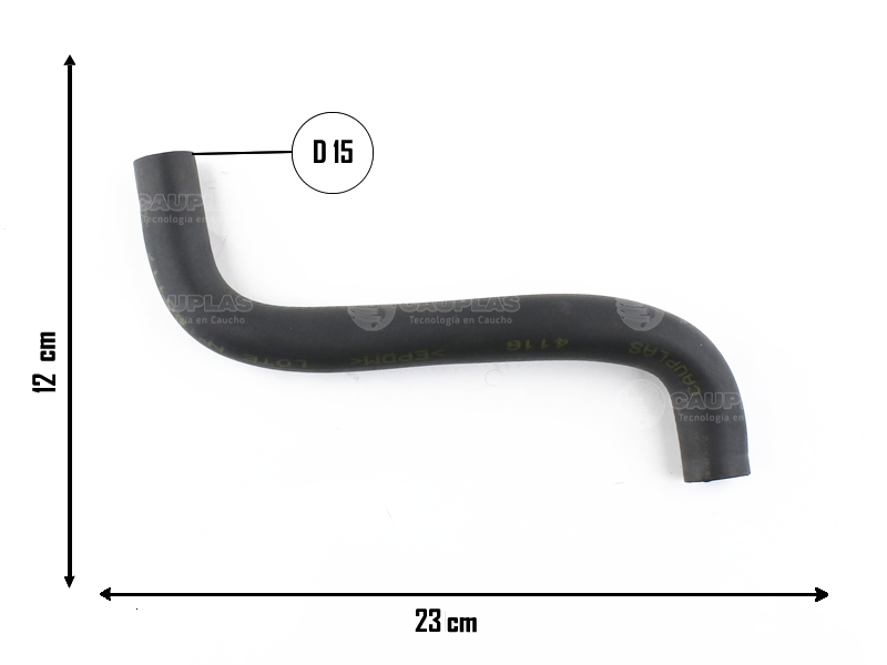 CAUPLAS MANGUERA CALEFACTOR ENTRADA VW 1500 =YACO 718