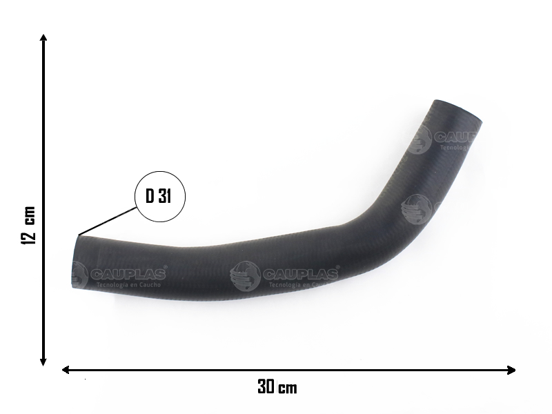 CAUPLAS MANGUERA RADIADOR SUP VW GACEL PASSAT SENDA  =YACO 1338