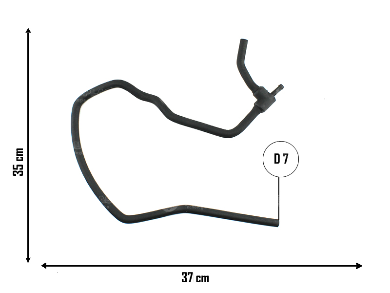 CAUPLAS MANGUERA VASO DE EXPANSION VW AMAROK =YACO 4125