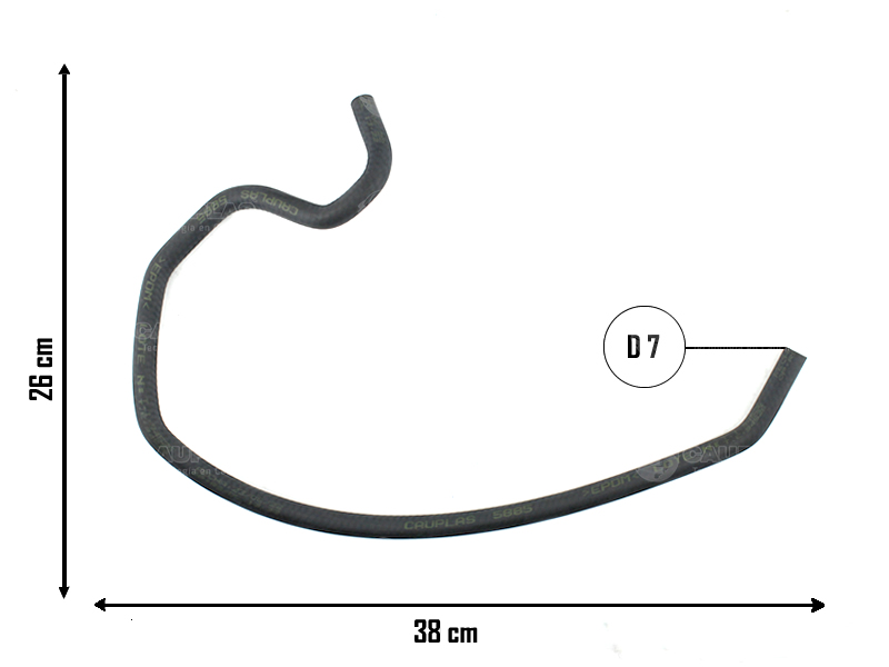 CAUPLAS MANGUERA VASO DE EXPANSION VW GOL V