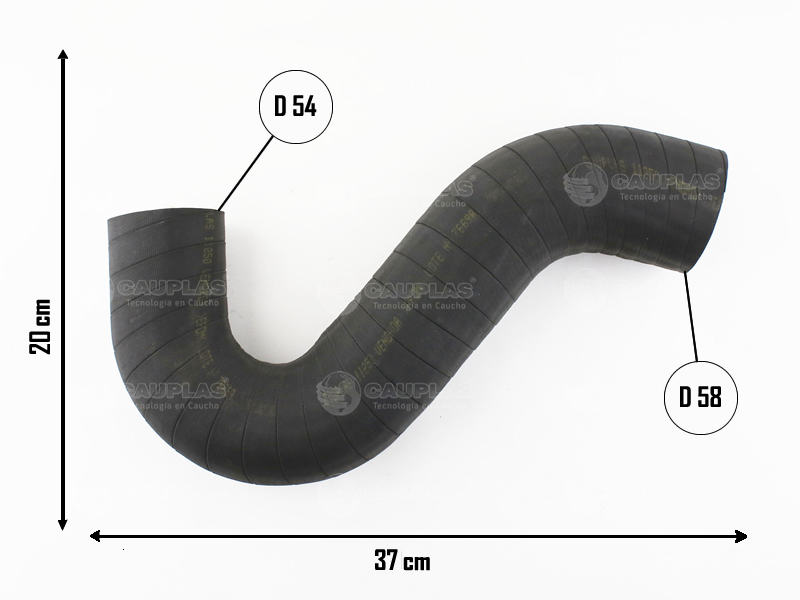 CAUPLAS MANGUERA CIRCULACION DE AIRE INTERCOOLER VW AMAROK