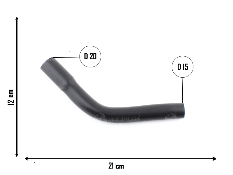 CAUPLAS MANGUERA RESPIRACION MOTOR CORSA I =YACO 2542
