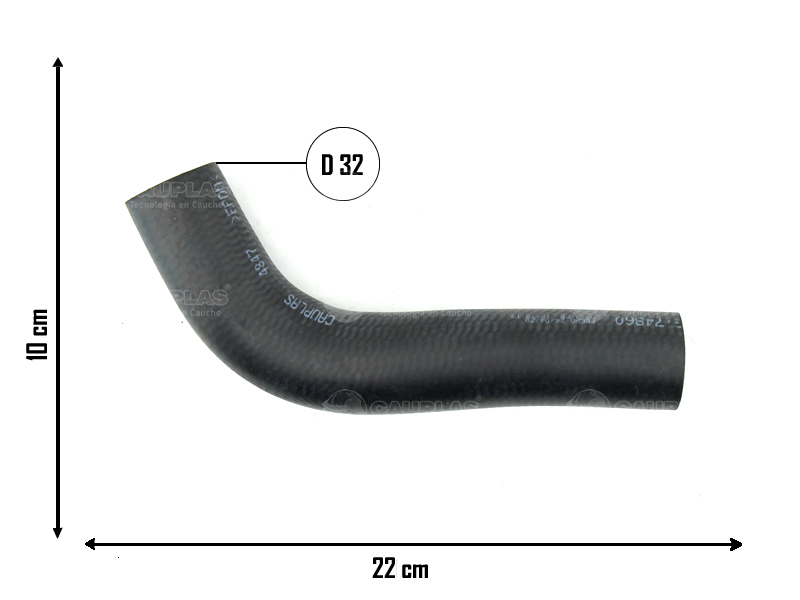 CAUPLAS MANGUERA CIRCULACION DE AIRE CHEVROLET CORSA II