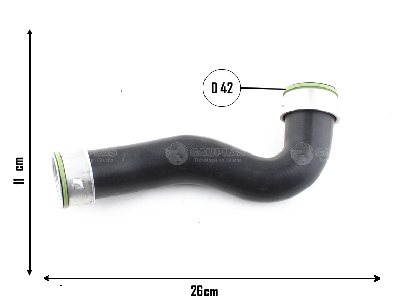CAUPLAS MANGUERA CIRCULACION DE AIRE A INTERCOOLER VW BORA
