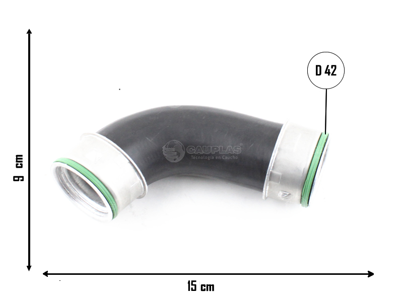 CAUPLAS MANGUERA CIRCULACION DE AIRE A INTERCOOLER VW BORA