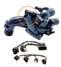 MLH KIT TERMOSTATO CON CABLES Y SENSOR WS3185 MINI COOPER 1.6L 1598CC 16V HP 06>/ COUNTRYMAN ONE 1.6L 1598CC 16V THP 10>