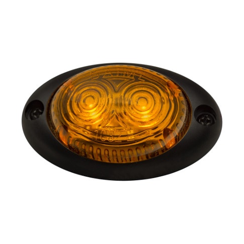 BAIML FARO POSICION ELECTR. UNIVERSAL OVALADO BIVOLTAJE 12/24V AMBAR