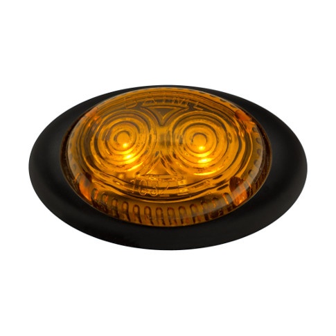 BAIML FARO POSICION ELECTR. UNIVERSAL OVALADO BIVOLTAJE 12/24V AMBAR FIJACION CON ADHESIVO