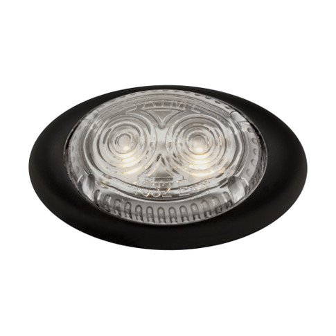 BAIML FARO POSICION ELECTR. UNIVERSAL OVALADO BIVOLTAJE 12/24V CRISTAL FIJACION CON ADHESIVO