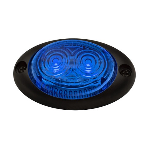 BAIML FARO POSICION ELECTR. UNIVERSAL OVALADO BIVOLTAJE 12/24V AZUL FIJACION CON ADHESIVO