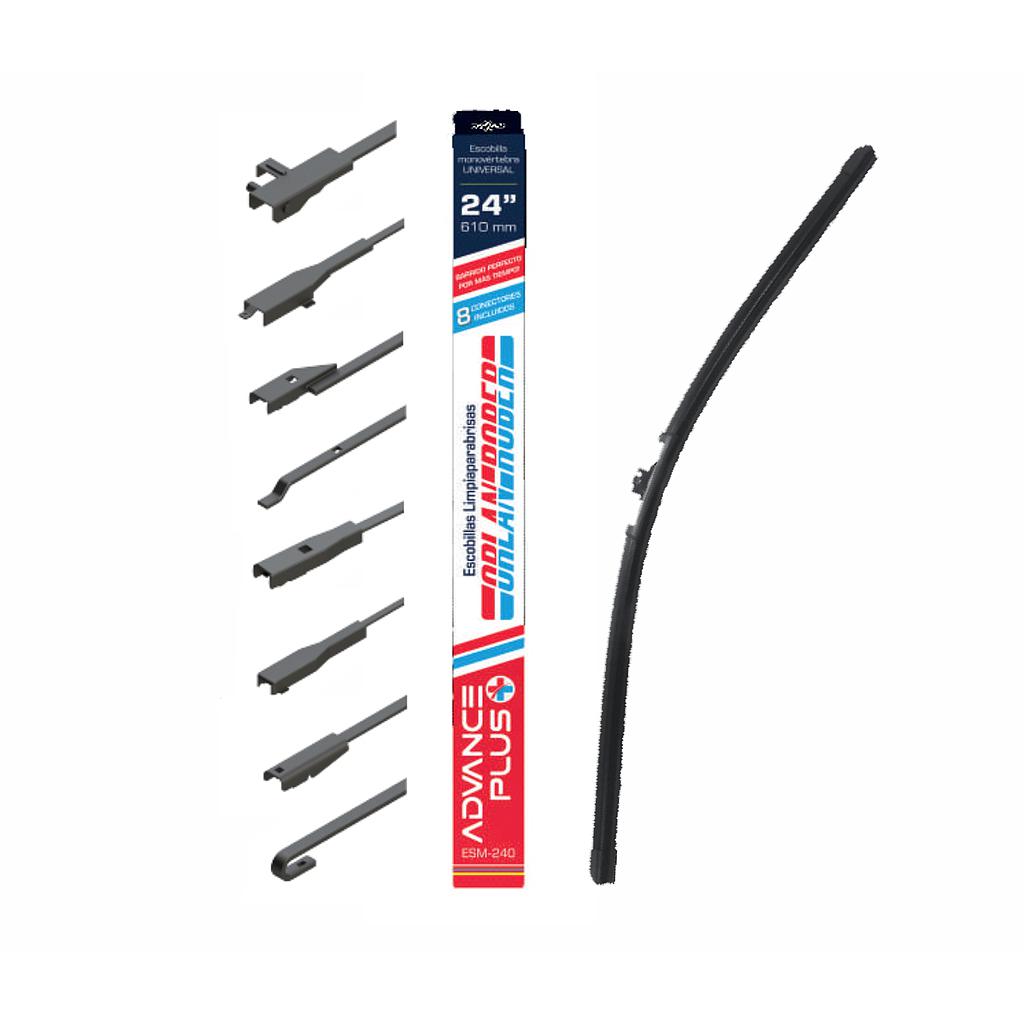 OR ESCOBILLA 22" LIMPIA PARABRISAS ADVANCE PLUS C/8 ADAPTADORES