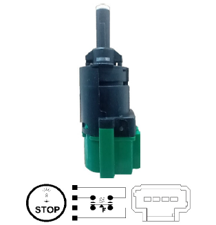 MLH SWITCH LUZ STOP PEUGEOT 208 1.5L 16V, 1.6L 16V, 1.6L HDI 13> 308/408 1.6L 16V THP, 1.6L HDI, 2.0L CITROEN C4 LOUNGE