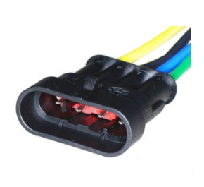 PORTAFICH FICHA CONECTOR 4 VIAS BOBINA IGNICION RENAULT. LAMBDA/BOMBA DE COMBUSTIBLE FIAT CONTRACONECTOR 907