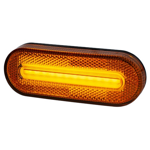 BAIML FARO POSICION LATERAL DELIMITADOR C/ RETRORREFLECTOR CONECTOR Y TRABAS DE ENCASTRE AMBAR