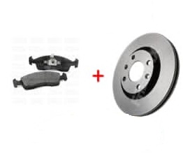 FREMAX KIT JGO DISCOS Y PASTILLAS PEUG 208 1.5 13/19 1.2 12V 1.6VTI 16V MT 20 (BD4750 + PD58)
