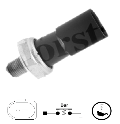 MLH SENSOR PRESION ACEITE VOLKSWAGEN NEW BEETLE VENTO 2.5L 06/15 PASSAT 06/10 AUDI A3 / A3 SPORTBACK 2.0 FSI MOTOR BVZ 05/10