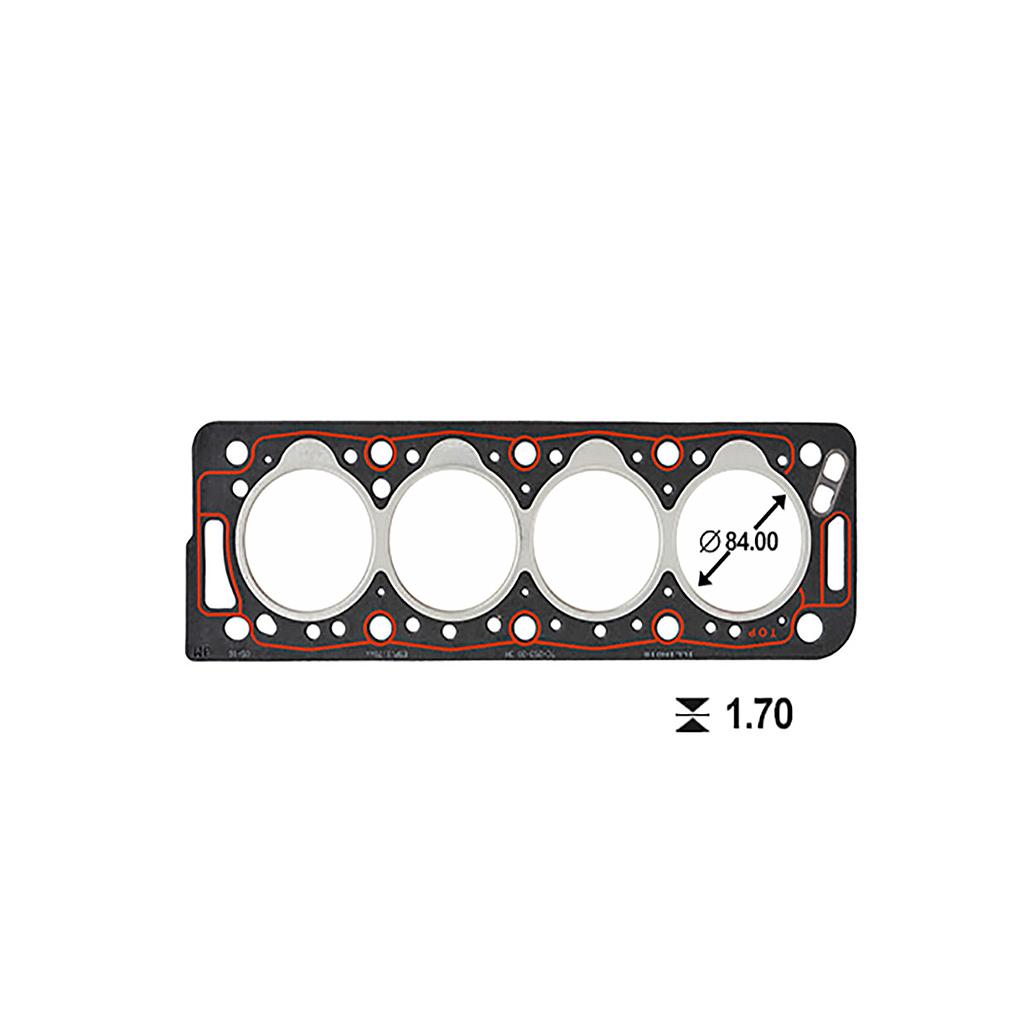 ILLINOIS JUNTA TAPA CILINDRO (ESP 1.70mm) PEUGEOT 306 405 406 EXPERT PARTNER BERLINGO - 1.9 XUD9 TE TF GRD T.DIESEL