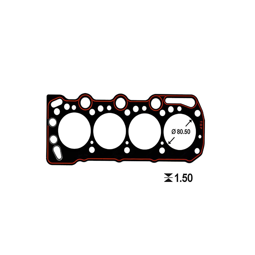 ILLINOIS JUNTA TAPA CILINDRO CHEVROLET  (ESP 1.50mm) CORSA COMBO 1.7 4EE1/T  X17 D-T DIESEL  MetalGraf