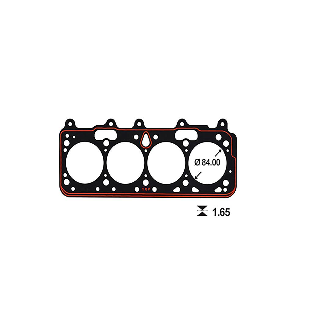 ILLINOIS JUNTA TAPA CILINDRO FIAT (ESP 1.65mm) FIORINO UNO TIPO PALIO TEMPRA DUCATO DUNA REGATTA SIENA TD 1.7/1.9 DIESEL (7785351) (MetalGraf)