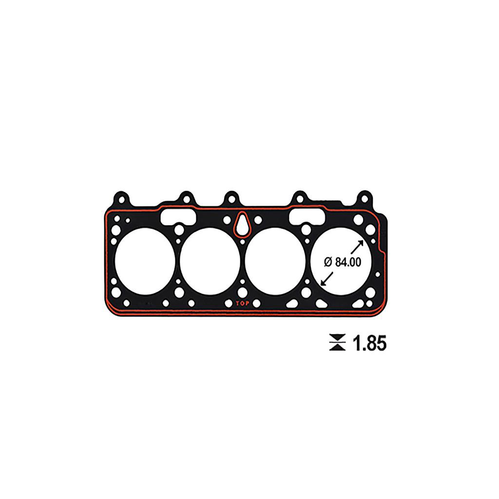 ILLINOIS JUNTA TAPA CILINDRO FIAT (ESP 1.85mm) FIORINO UNO TIPO PALIO TEMPRA DUCATO DUNA REGATTA SIENA TD 1.7/1.9 DIESEL (7702774/7785352) (MetalGraf)