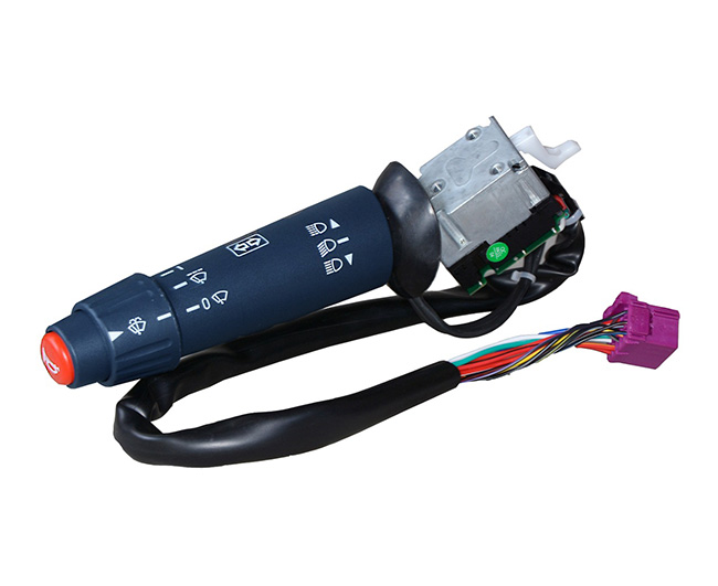 ALFA INTERRUPTOR COLUMNA LUCES LIMP Y BOCINA ATEGO AXOR VOLVO 15 ZOCALOS **(A PEDIDO)**